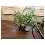 Decorative Fish Motif Electric Wax Warmer, Faux Plant, and 2 Hardcover Books Set Decorative Fish Motif Electric Wax Warmer, Faux Plant, and 2 Hardcover Books Set