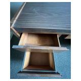Wood Office Desk with Drawers 60in x 29in x 31in - no key Wood Office Desk with Drawers 60in x 29in x 31in - no key