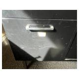 Black Metal Office Credenza with Drawers and Sliding Doors 60in x 29in x 18in - no key Black Metal Office Credenza with Drawers and Sliding Doors 60in x 29in x 18in - no key