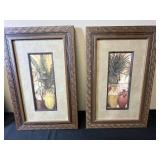 Set of 3 Framed Wall Art Prints Including Julia Hawkins Botanical Pair Set of 3 Framed Wall Art Prints Including Julia Hawkins Botanical Pair