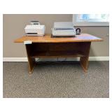 Wood Office Desk with Shelf 27x48x27 Inches - desk only Wood Office Desk with Shelf 27x48x27 Inches - desk only