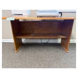 Wood Office Desk with Shelf 27x48x27 Inches - desk only Wood Office Desk with Shelf 27x48x27 Inches - desk only