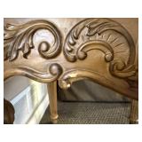 Wood and Marble Accent Table with Carved Details, 25x26x27 Inches Wood and Marble Accent Table with Carved Details, 25x26x27 Inches