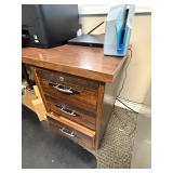 L-Shaped Wooden Office Desk with Side Drawers - desk only L-Shaped Wooden Office Desk with Side Drawers - desk only