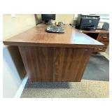L-Shaped Wooden Office Desk with Side Drawers - desk only L-Shaped Wooden Office Desk with Side Drawers - desk only