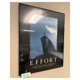 Framed Effort Motivational Poster 30x24 Inch Framed Effort Motivational Poster 30x24 Inch