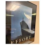 Framed Effort Motivational Poster 30x24 Inch Framed Effort Motivational Poster 30x24 Inch