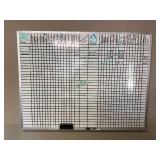 36x48 Magnetic Dry Erase Whiteboard with Grid and Accessories 36x48 Magnetic Dry Erase Whiteboard with Grid and Accessories