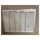 18x24 Inch Dry Erase Whiteboard with Aluminum Frame 18x24 Inch Dry Erase Whiteboard with Aluminum Frame
