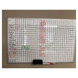 23x35 Inch Magnetic Dry Erase Whiteboard with Marker and Eraser Tray 23x35 Inch Magnetic Dry Erase Whiteboard with Marker and Eraser Tray