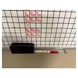 23x35 Inch Magnetic Dry Erase Whiteboard with Marker and Eraser Tray 23x35 Inch Magnetic Dry Erase Whiteboard with Marker and Eraser Tray