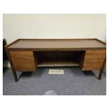 Large Wooden Office Desk with 4 Drawers, 28 x 63 x 19 Inches Large Wooden Office Desk with 4 Drawers, 28 x 63 x 19 Inches