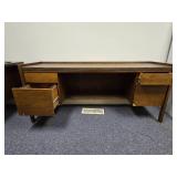 Large Wooden Office Desk with 4 Drawers, 28 x 63 x 19 Inches Large Wooden Office Desk with 4 Drawers, 28 x 63 x 19 Inches
