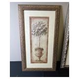 Framed Floral Wall Art Set - Italian Topiary and Albena Roses, 29 x 17 Inches Framed Floral Wall Art Set - Italian Topiary and Albena Roses, 29 x 17 Inches