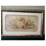 Framed Floral Wall Art Set - Italian Topiary and Albena Roses, 29 x 17 Inches Framed Floral Wall Art Set - Italian Topiary and Albena Roses, 29 x 17 Inches