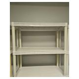 Plastic Storage Shelf Unit 70x34x15 Inches Plastic Storage Shelf Unit 70x34x15 Inches