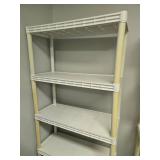 Plastic 5 Shelf Storage Rack Plastic 5 Shelf Storage Rack