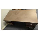 Wood Grain Office Desk, 60x30x29 Inches Wood Grain Office Desk, 60x30x29 Inches