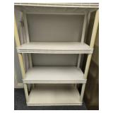 Plastic 5 Shelf Storage Rack Plastic 5 Shelf Storage Rack