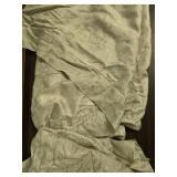 Set of Curtain Rods with Light Gold Jacquard Curtain Panels Set of Curtain Rods with Light Gold Jacquard Curtain Panels