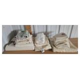 Collection of Assorted Cream Hand Towels and Washcloths Collection of Assorted Cream Hand Towels and Washcloths