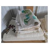 Collection of Assorted Cream Hand Towels and Washcloths Collection of Assorted Cream Hand Towels and Washcloths