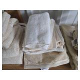Collection of Assorted Cream Hand Towels and Washcloths Collection of Assorted Cream Hand Towels and Washcloths