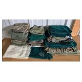 Collection of Assorted Bath and Hand Towels with Decorative Trim Collection of Assorted Bath and Hand Towels with Decorative Trim
