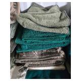 Collection of Assorted Bath and Hand Towels with Decorative Trim Collection of Assorted Bath and Hand Towels with Decorative Trim