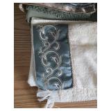 Collection of Assorted Bath and Hand Towels with Decorative Trim Collection of Assorted Bath and Hand Towels with Decorative Trim