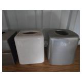 Set of Decorative Tissue Box Covers in Various Styles Set of Decorative Tissue Box Covers in Various Styles