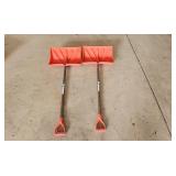Set of Snow Shovels and Push Broom Set of Snow Shovels and Push Broom