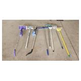Lot of Assorted Mops, Brooms, and Floor Scrubbers Lot of Assorted Mops, Brooms, and Floor Scrubbers