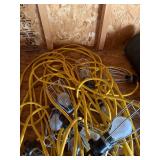 Heavy Duty Work Light String with Protective Cage Guards Heavy Duty Work Light String with Protective Cage Guards