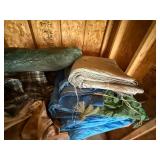 Lot of Assorted Tarps and Fabric Covers Lot of Assorted Tarps and Fabric Covers