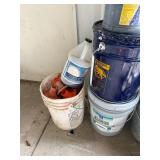 Collection of Paints, Buckets, Primers, and Industrial Supplies - content quantities unknown Collection of Paints, Buckets, Primers, and Industrial Supplies - content quantities unknown
