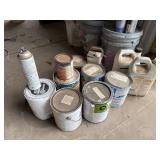 Collection of Paints, Buckets, Primers, and Industrial Supplies - content quantities unknown Collection of Paints, Buckets, Primers, and Industrial Supplies - content quantities unknown