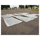 Set of Framed Window Screens with Assorted Sizes Set of Framed Window Screens with Assorted Sizes