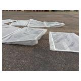 Set of Framed Window Screens with Assorted Sizes Set of Framed Window Screens with Assorted Sizes