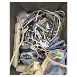 Collection of Jumper Cables, Power Strips, and Extension Cords Collection of Jumper Cables, Power Strips, and Extension Cords