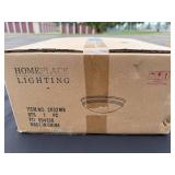 Two HomePlace Ceiling Light Fixtures, Model 2032MB Two HomePlace Ceiling Light Fixtures, Model 2032MB