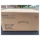 Two HomePlace Ceiling Light Fixtures, Model 2032MB Two HomePlace Ceiling Light Fixtures, Model 2032MB