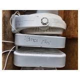 Lot of Box Fans and Circulator Fan Lot of Box Fans and Circulator Fan