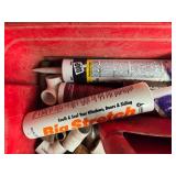 Plumbing Toolbox with Pipe Wrenches, Fittings, Sealant and Supplies Plumbing Toolbox with Pipe Wrenches, Fittings, Sealant and Supplies