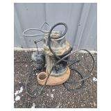 Campbell Hausfeld 1/2 HP Cast Iron Sump Pump Campbell Hausfeld 1/2 HP Cast Iron Sump Pump