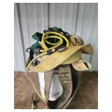 Assorted Tie Down Straps with Hooks in Bucket Assorted Tie Down Straps with Hooks in Bucket