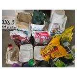 Garage Cleaning and Ice Melt Supplies Set - content quantities unknown Garage Cleaning and Ice Melt Supplies Set - content quantities unknown
