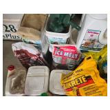 Garage Cleaning and Ice Melt Supplies Set - content quantities unknown Garage Cleaning and Ice Melt Supplies Set - content quantities unknown