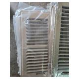 Lot of Metal Floor Registers and Vent Covers, Unopened Packaging Lot of Metal Floor Registers and Vent Covers, Unopened Packaging