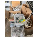 Assorted Lot of Hardware Brackets, Fasteners, and Stair Parts Assorted Lot of Hardware Brackets, Fasteners, and Stair Parts